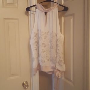 White House Black Market Gorgeous cream and gold